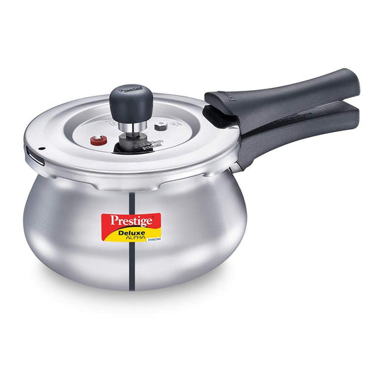 Prestige Svachh, 20266, 2 L, Alpha Baby Handi, With Deep Lid For Spillage Control, Stainless Steel, Silver, Outer Lid, 2 Liter
