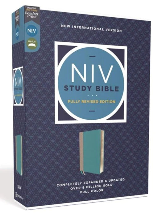 Holy Bible: New International Version, Leathersoft, Comfort Print, Reference (NIV Study Bible, Fully Revised Edition) Imitation Leather