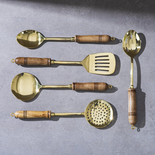 Set Of Brass Ladles | Brass Cookware