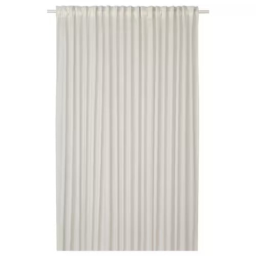 IKEA ANGSFRYLE Sheer curtain, 1 piece, white, 300x250 cm (118x98 ") | IKEA Curtains | Eachdaykart