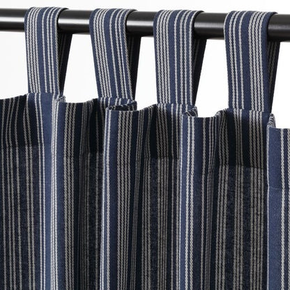 IKEA BLATRY Curtains, 1 pair, blue/stripe, 140x250 cm (55x98 ") | IKEA Curtains | Eachdaykart