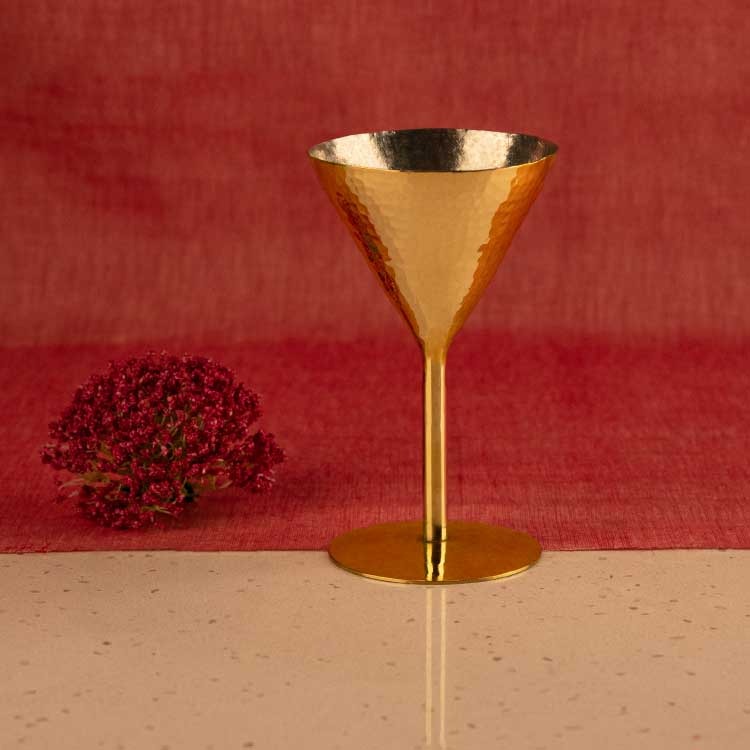 Brass Cocktail Glass | Brass Cookware