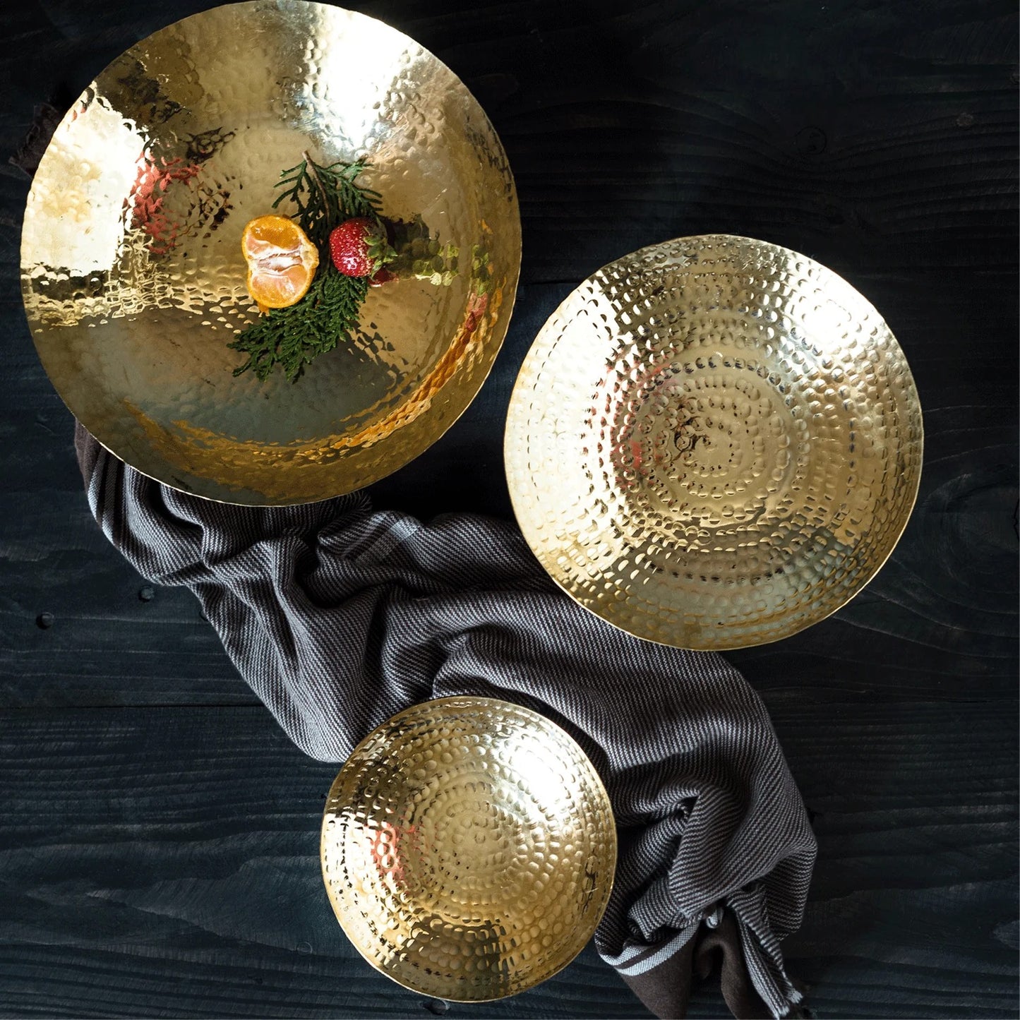 Brass Curved Plate / Bowl | Brass Cookware