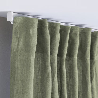 IKEA DYTAG Curtains, 1 pair, grey-green, 145x250 cm (57x98 ") | IKEA Curtains | Eachdaykart