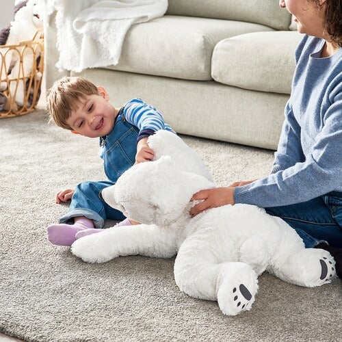 IKEA SNUTTIG Soft toy, polar bear/white | IKEA Soft Toys | Eachdaykart