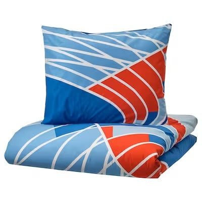 IKEA SPORTSLIG Duvet cover and pillowcase, running track, 150x200/50x80 cm (59x79/20x31 ") | IKEA Bed linen | Eachdaykart