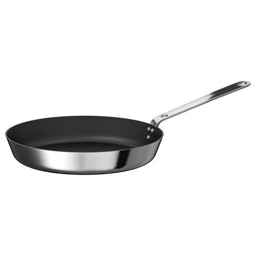 IKEA HEMKOMST Frying pan, stainless steel/non-stick coating | IKEA Frying Pans | IKEA Frying Pans & Woks | Eachdaykart