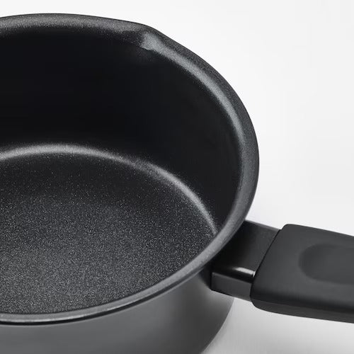 IKEA HEMLAGAD Saucepan, black | IKEA Pots & sauce pans | Eachdaykart
