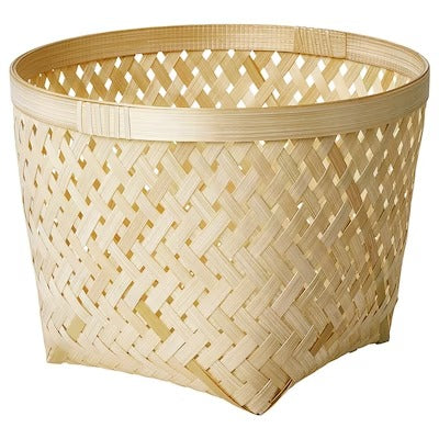 IKEA SALUDING Basket, handmade bamboo | IKEA Baskets | IKEA Storage boxes & baskets | IKEA Small storage & organisers | Eachdaykart