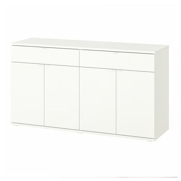 IKEA VIHALS Sideboard, white, 140x37x75 cm (55 1/8x14 5/8x29 1/2 ")