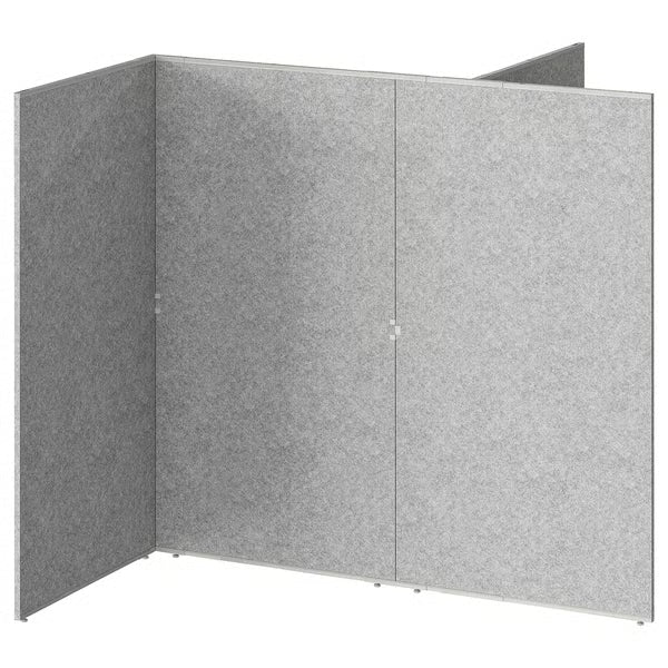 IKEA SIDORNA Room divider, grey, 162x160x150 cm (63 3/4x63x59 ")