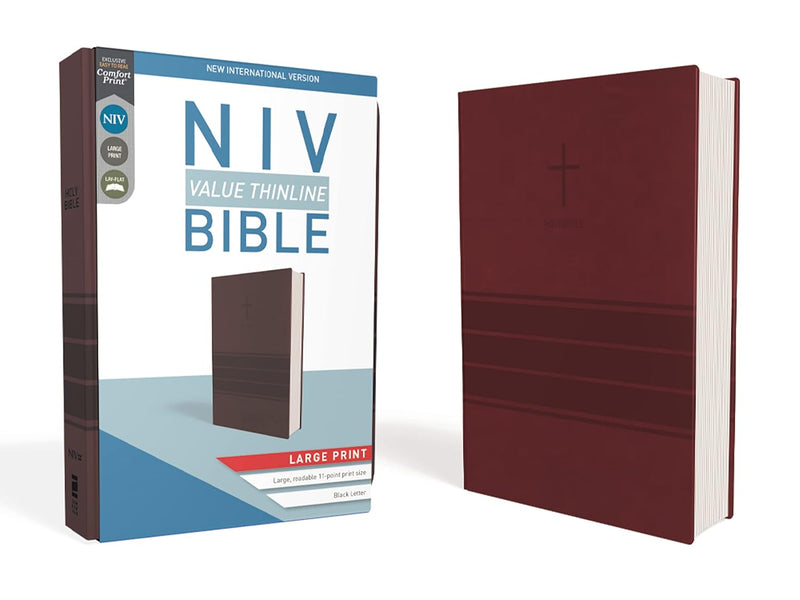 NIV, Value Thinline Bible, Large Print by Zondervan