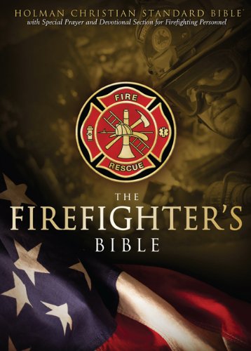 HCSB Firefighter's Bible, Red Leather Touch by Holman Bible Staff