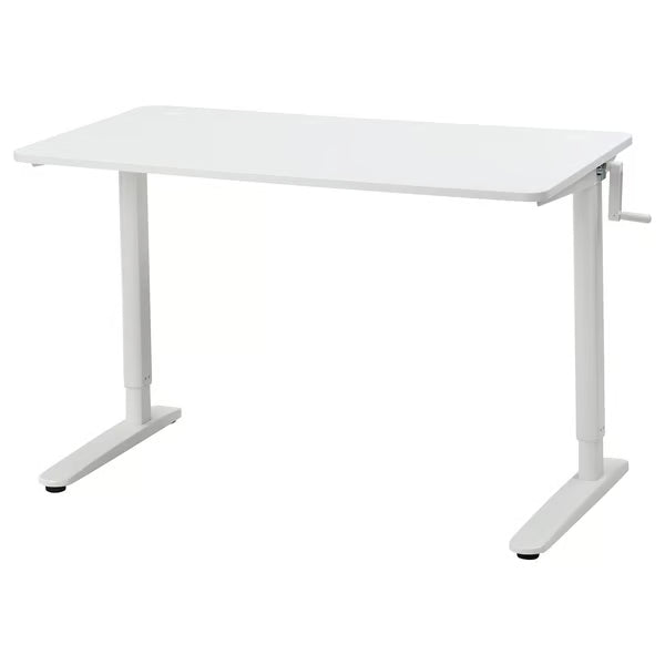 IKEA RELATERA Desk sit/stand, white, 117x60 cm (46 1/8x23 5/8 ")
