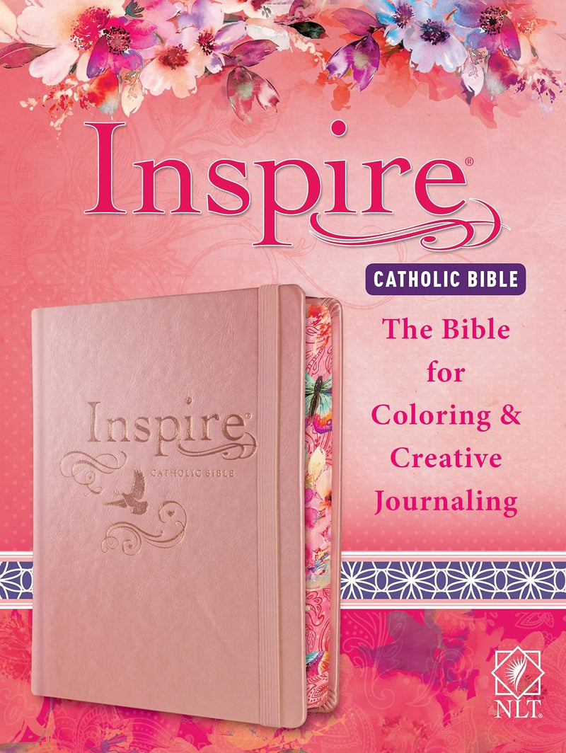 Inspire Catholic Bible NLT: The Bible for Coloring &amp; Creative Journaling by Tyndale