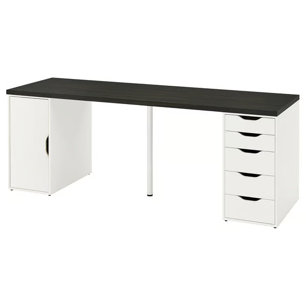 IKEA LAGKAPTEN / ALEX Desk, white, 200x60 cm (78 3/4x23 5/8 ")
