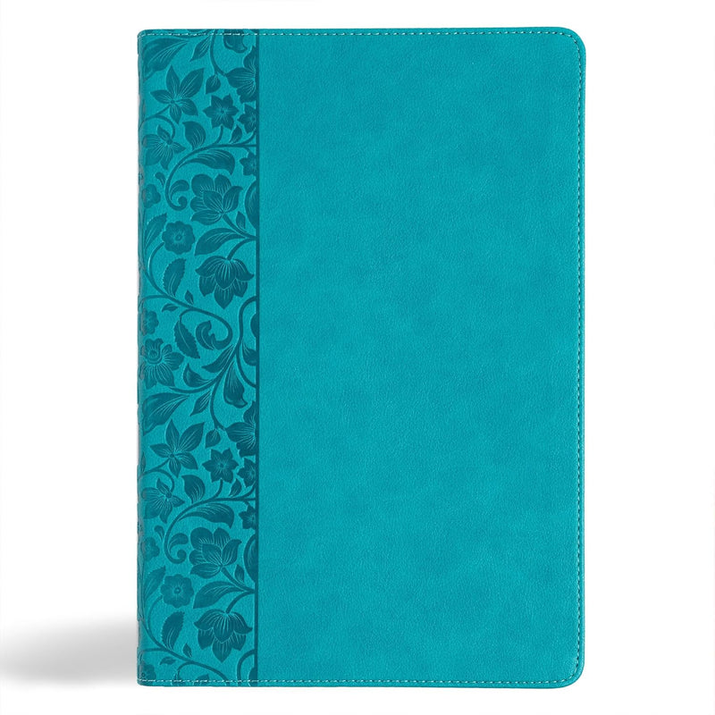 Giant Print Reference Bible, Teal LeatherTouch by Holman Bible Publishers