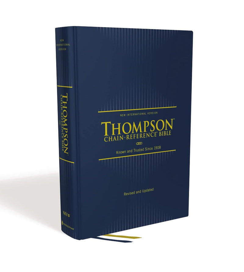 NIV, Thompson Chain-Reference Bible, Hardcover, Navy, Red Letter, Comfort Print by Ph.D. Frank Charles Thompson
