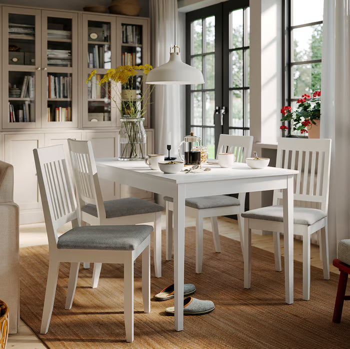 IKEA Näsinge Table, white, 130x80 cm (51 1/8x31 1/2 ")