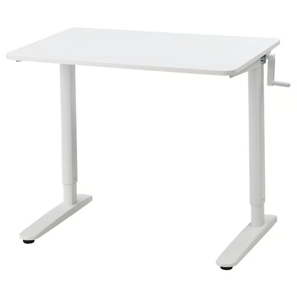 IKEA RELATERA Desk sit/stand, white, 90x60 cm (35 3/8x23 5/8 ")