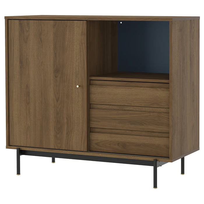 IKEA RADMANSÖ Cabinet, brown walnut effect, 118x49x103 cm (46 5/8x19 1/8x40 5/8 ")