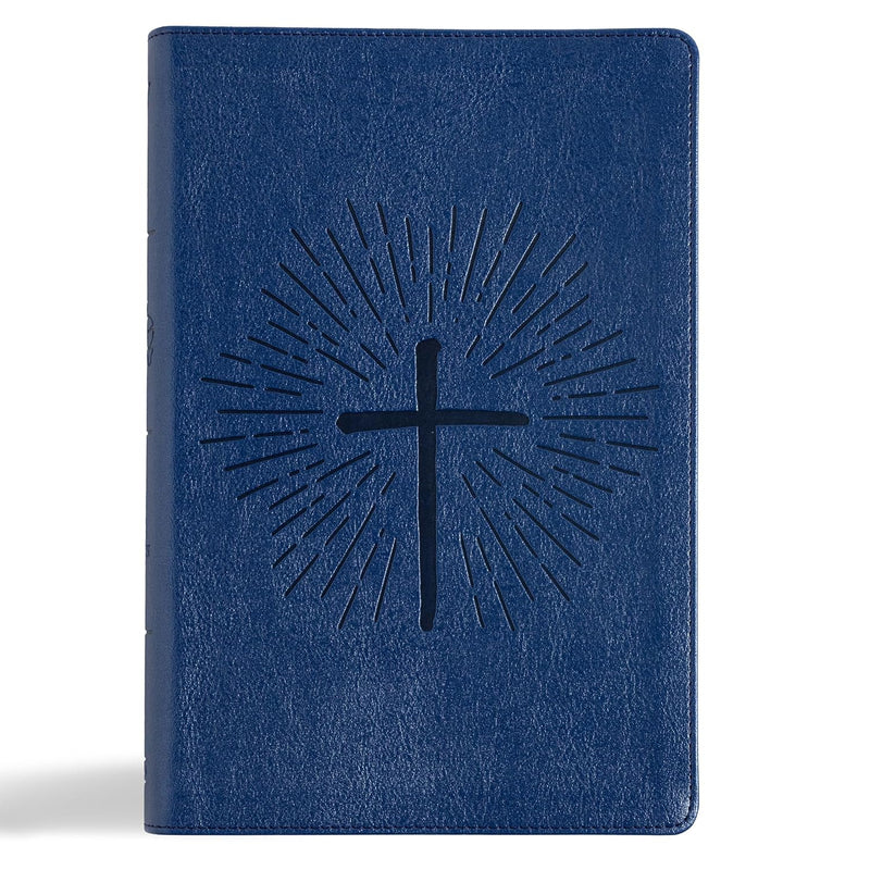 KJV One Big Story Bible, Royal Blue Leather Touch by Holman Bible Publishers