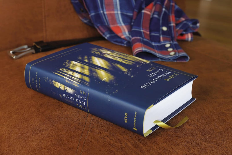NIV, Men's Devotional Bible, Hardcover, Comfort Print by Zondervan Publishing House