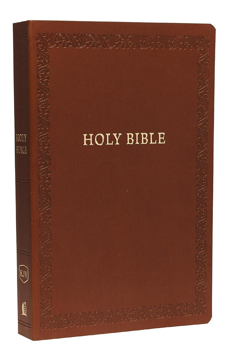 KJV, Holy Bible, Soft Touch Edition, Leathersoft, Brown, Comfort Print by Thomas Nelson Publishers