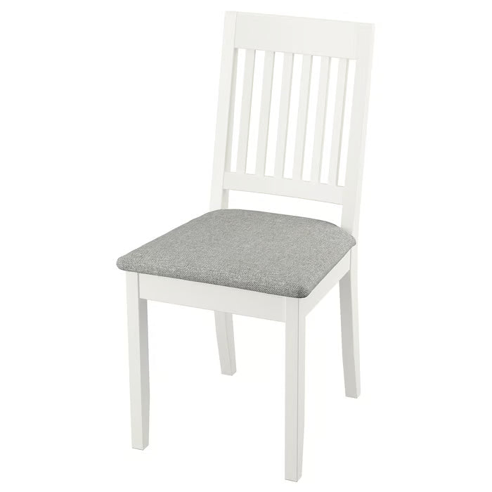 IKEA Näsinge Chair, white/Tibbleby beige-grey