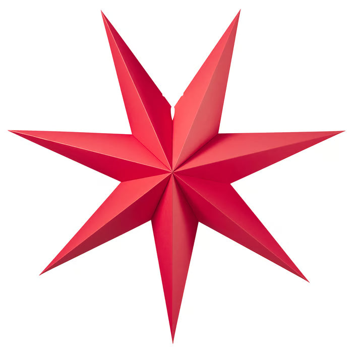 IKEA STRALA Lamp shade, red, 70 cm (28 ")