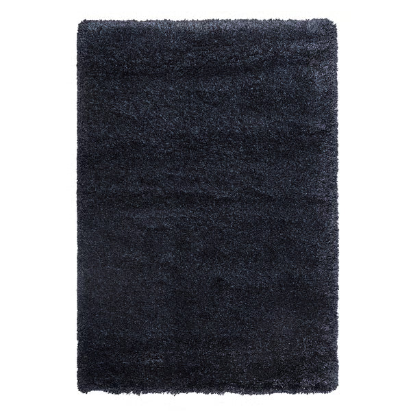 IKEA VOLLERSLEV Rug, high pile, dark blue, 160x230 cm (5 ' 3 "x7 ' 7 ")