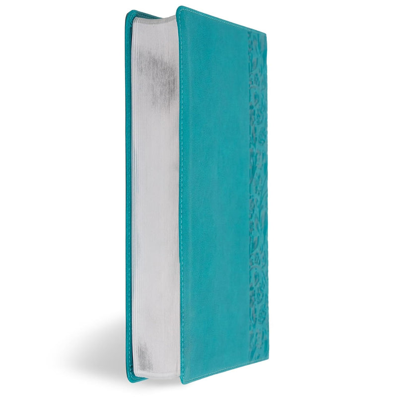 Giant Print Reference Bible, Teal LeatherTouch by Holman Bible Publishers