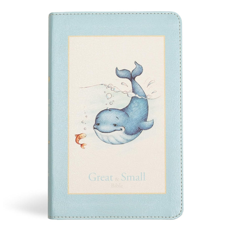 KJV Great and Small Bible, Baby Blue LeatherTouch by Holman Bible Publishers