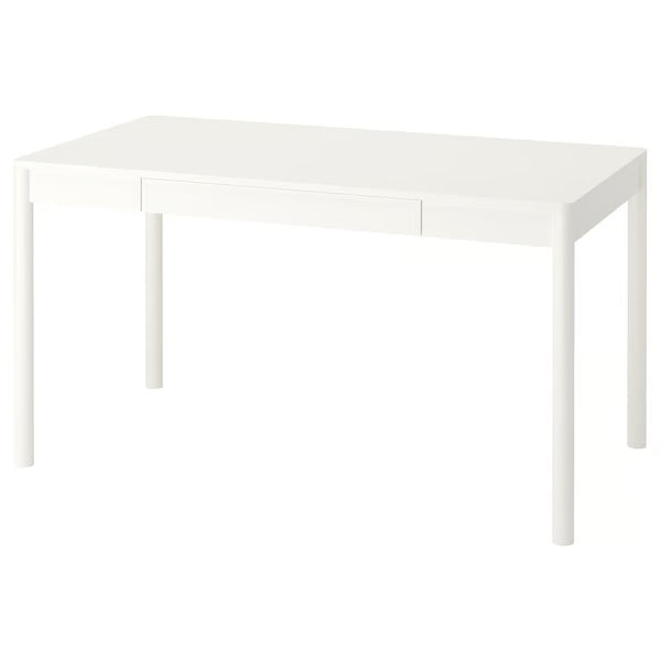 IKEA TONSTAD Desk, off-white, 140x75 cm (55 1/8x29 1/2 ")