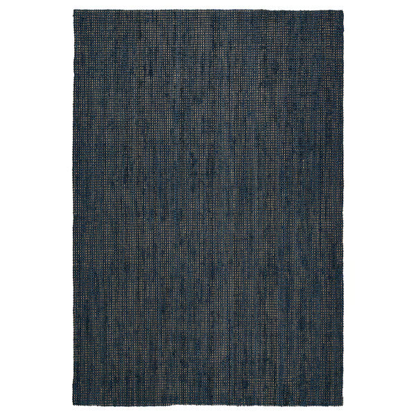 IKEA LANDBANA Rug, flatwoven, dark blue, 160x230 cm (5 ' 3 "x7 ' 7 ")