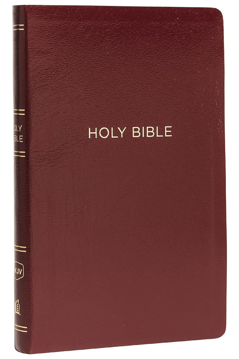NKJ Thinline Reference Bible, Burgundy, Leathersoft by Thomas Nelson
