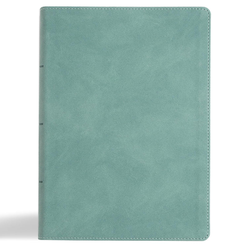 NASB Notetaking Bible, Large Print Edition, Earthen Teal SuedeSoft LeatherTouch by Holman Bible Publishers