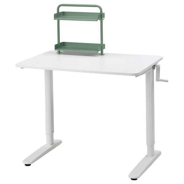 IKEA RELATERA Desk combination sit/stand, white, 90x60 cm (35 3/8x23 5/8 ")