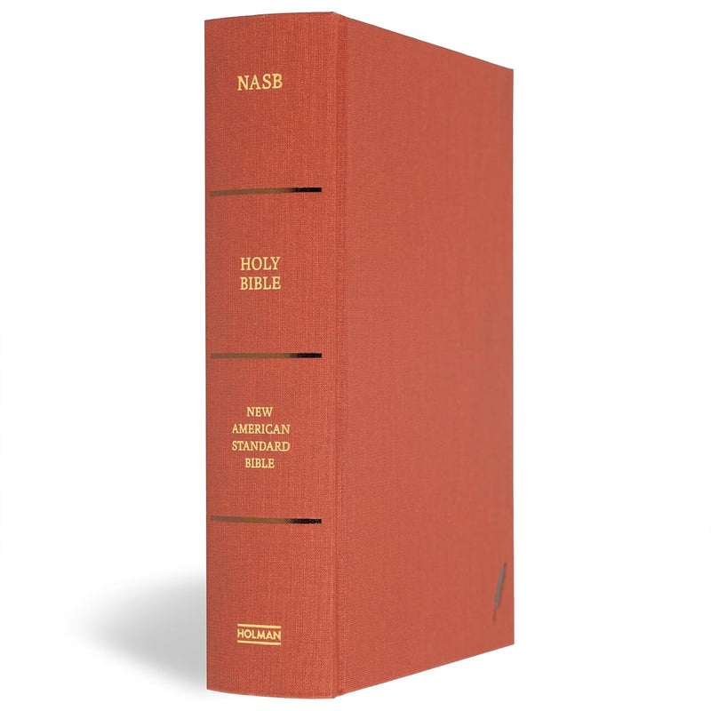 NASB Notetaking Bible, Large Print Edition, Cinnamon Brown Cloth Over Board by Holman Bible Publishers