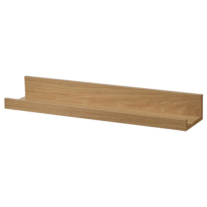 IKEA MOSSLANDA Picture ledge, oak effect, 55 cm (21 ¾ ")