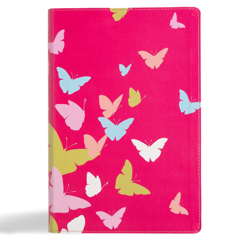 KJV One Big Story Bible, Pink LeatherTouch: Connecting Christ Throughout God's Story by Holman Bible Publishers