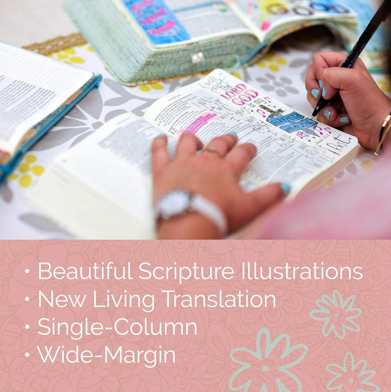 Inspire Catholic Bible NLT: The Bible for Coloring &amp; Creative Journaling by Tyndale