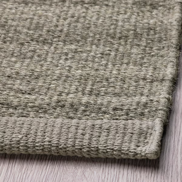 IKEA TIDTABELL Rug, flatwoven, grey, 200x300 cm (6 ' 7 "x9 ' 10 ")