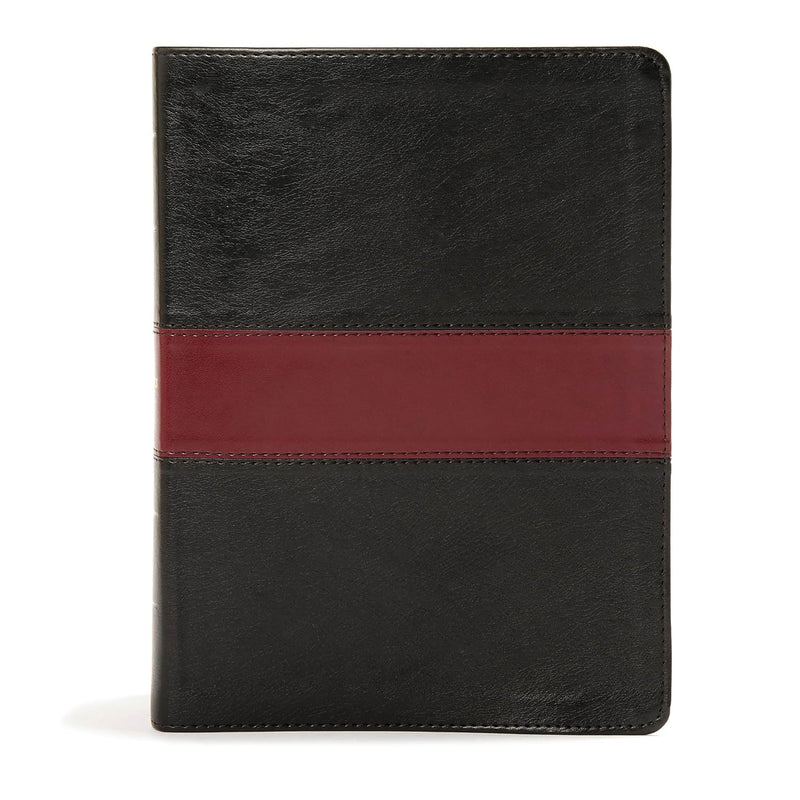 KJV Apologetics Study Bible, Black/Red Leather Touch by Holman Bible Publishers