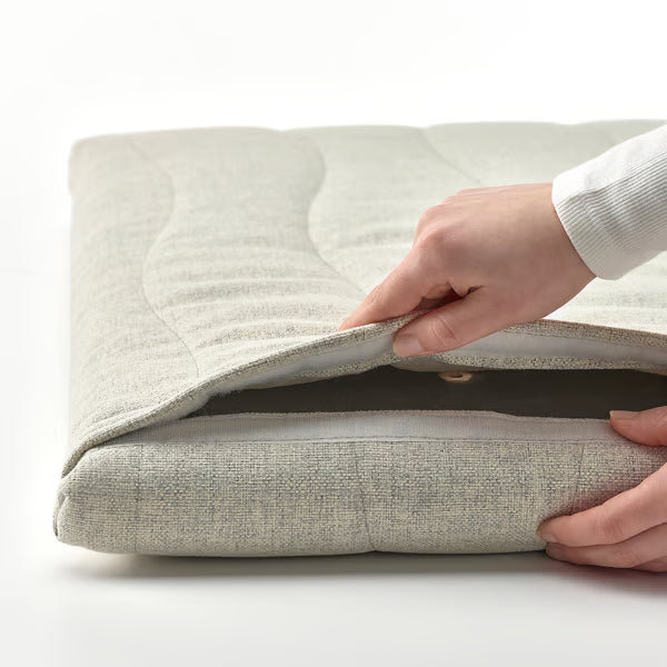 IKEA MITTZON Acoustic screen for desk, Gunnared beige, 125x72 cm (49 1/4x28 3/8 ")