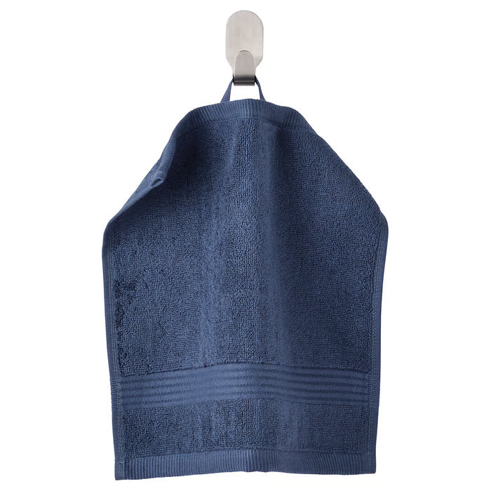 IKEA FREDRIKSJÖN Washcloth, dark blue, 30x30 cm (12x12 ")