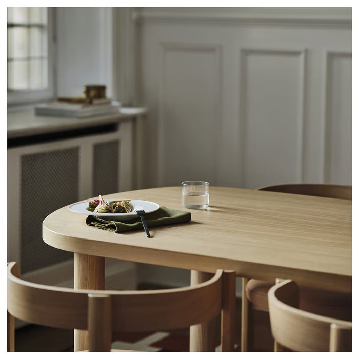 IKEA STOCKHOLM 2025 Table, oak veneer/oak veneer, 230x90 cm (90 1/2x35 3/8 ")