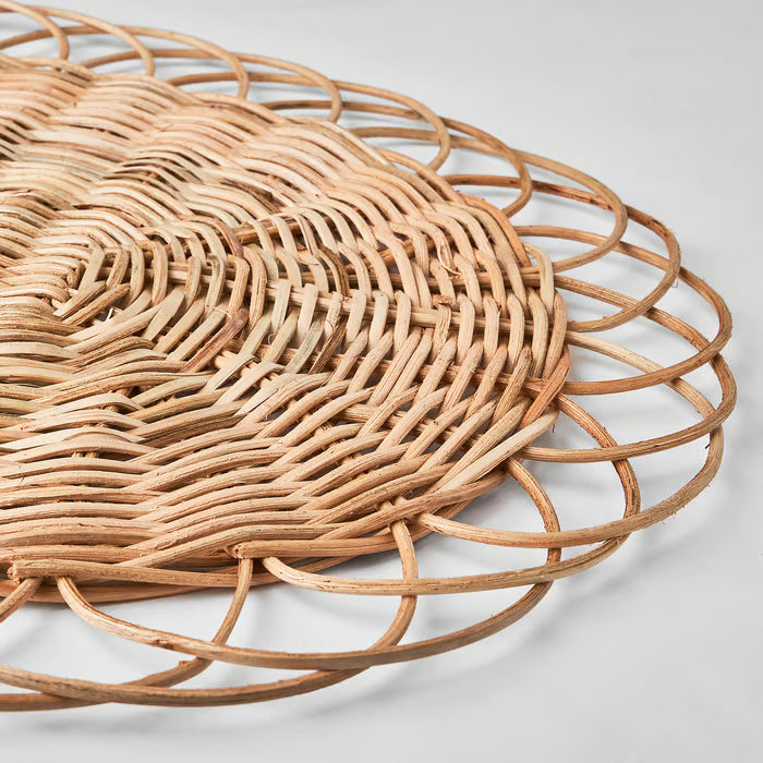 IKEA VARGFISK Place mat, natural/rattan handmade, 35 cm (13 ¾ ")