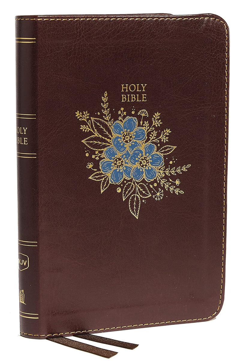 NKJV, Thinline Bible, Compact, Leathersoft, Burgundy, Red Letter, Comfort Print by Thomas Nelson