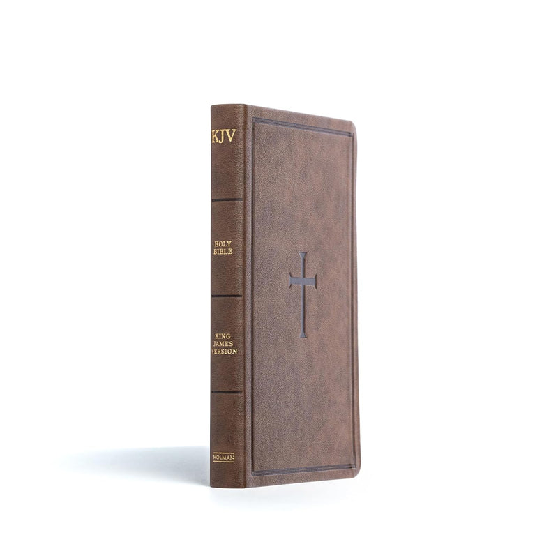 Holy Bible: KJV Thinline Bible – Brown Leathertouch by Holman Bible Publishers